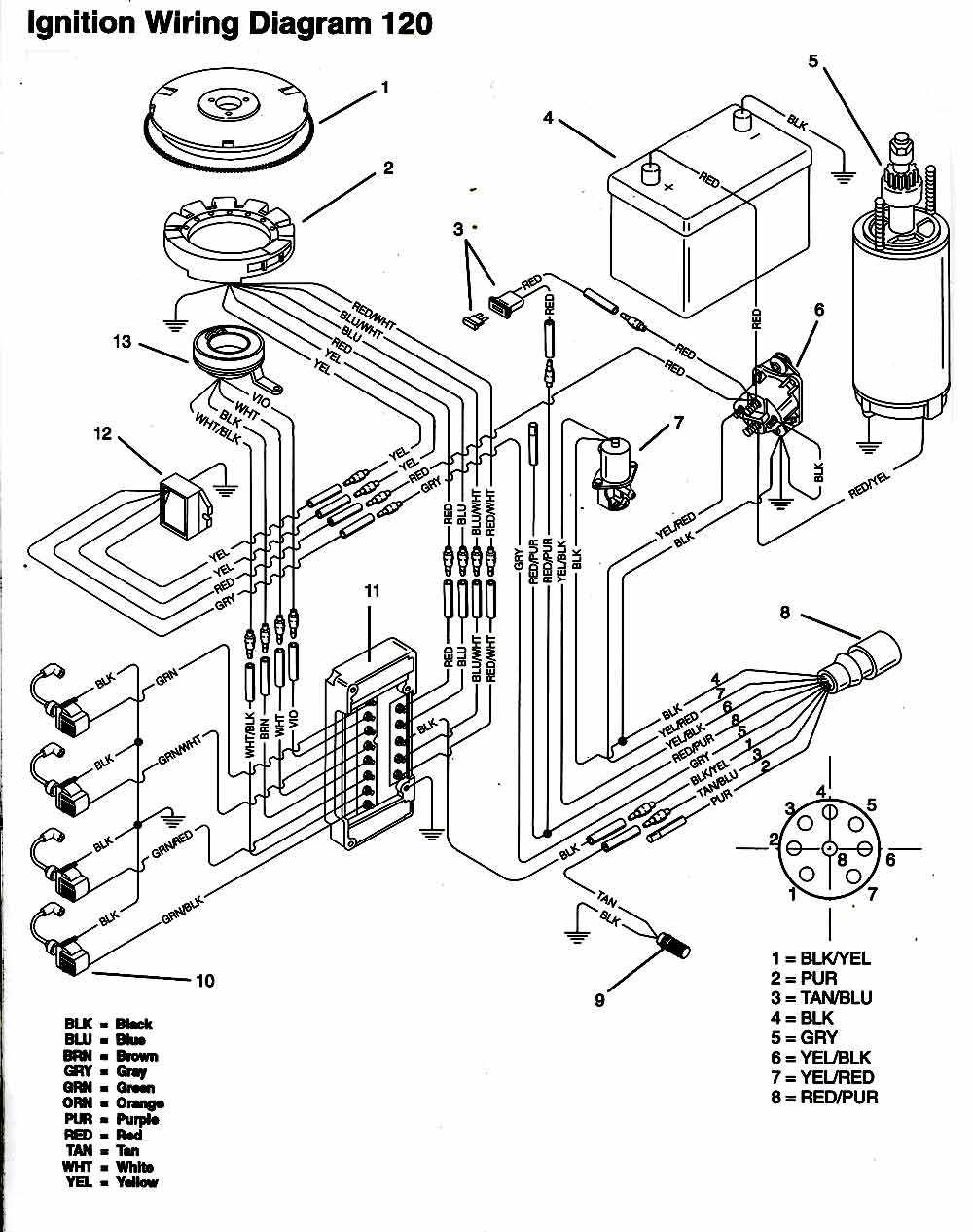 chrysler outboard parts diagram