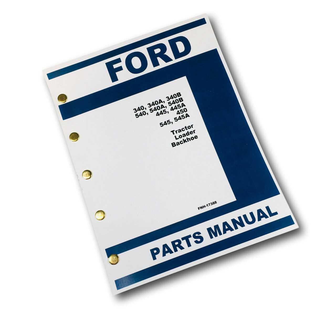 ford 1500 tractor parts diagram