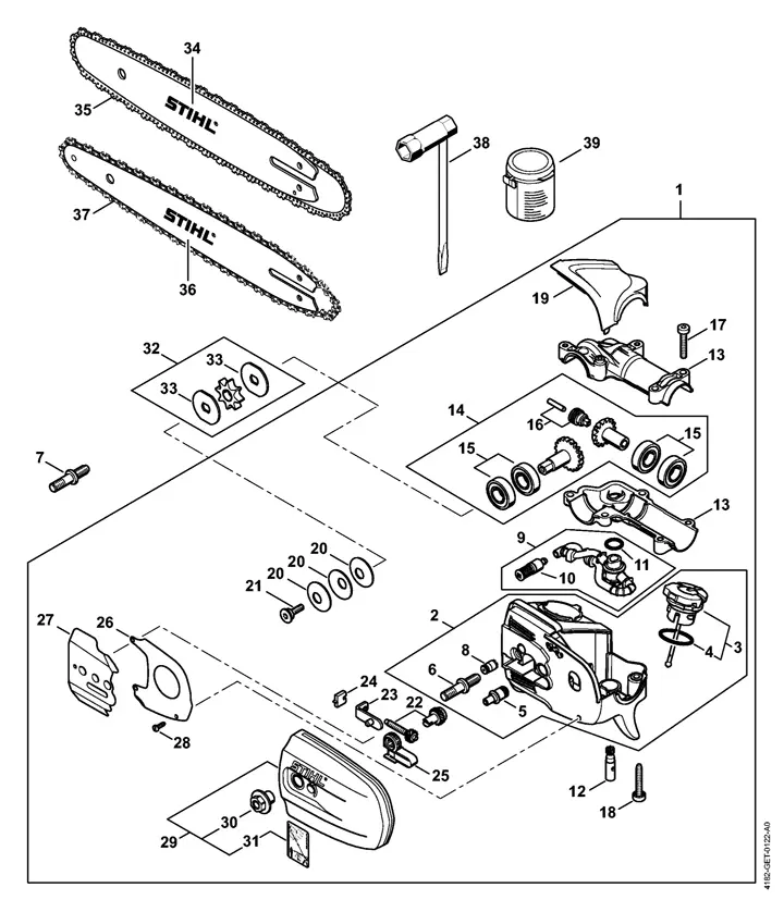 stihl ht101 parts diagrams