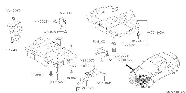 undercarriage toyota camry parts diagram