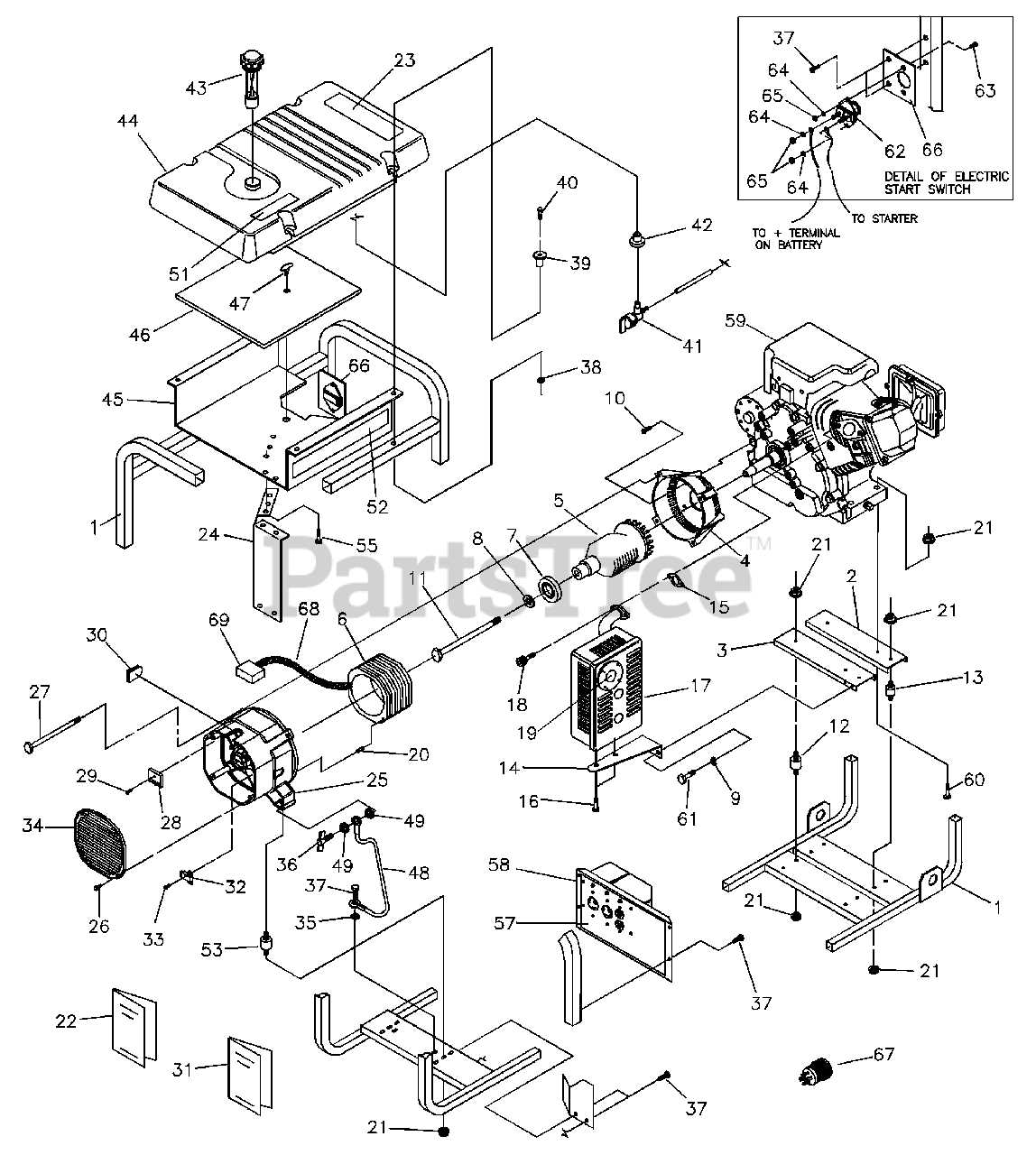 onan 5000 generator parts diagrams