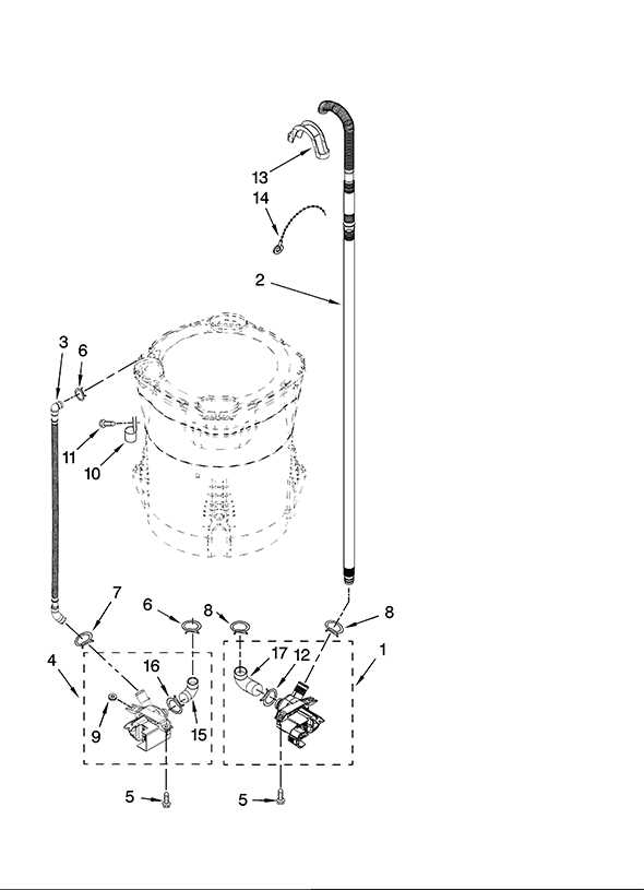 kenmore washer agitator parts diagram