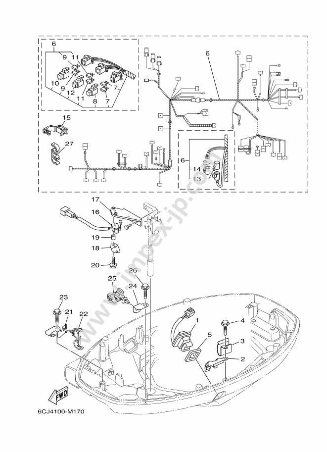 yamaha f70 parts diagram