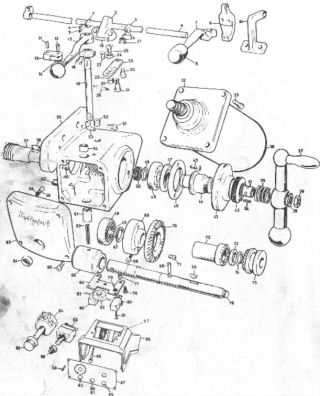 bridgeport series 1 parts diagram