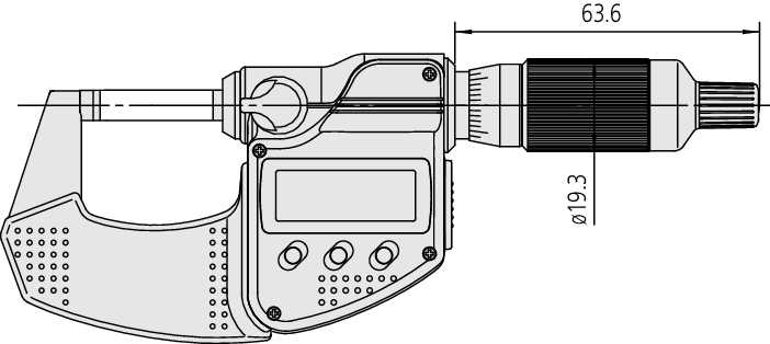 mitutoyo micrometer parts diagram