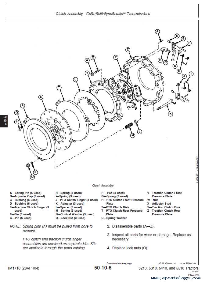 john deere 5410 parts diagram