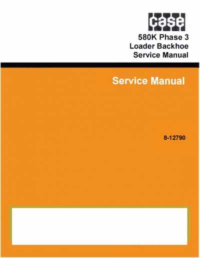 case 580k backhoe parts diagram