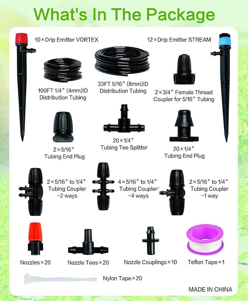 irrigation system parts diagram