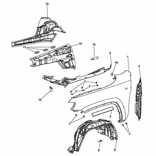 jeep grand cherokee parts diagram