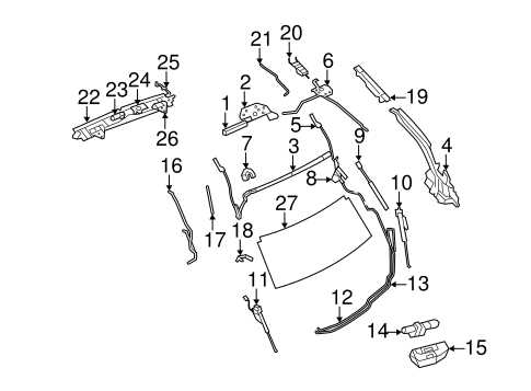 2008 chrysler sebring convertible parts diagram