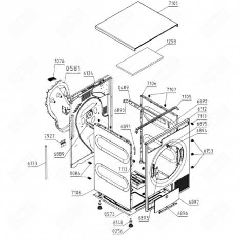 bosch washing machine parts diagram