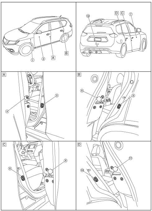 nissan rogue parts diagram