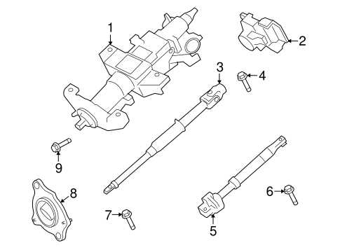 ford f350 steering parts diagram