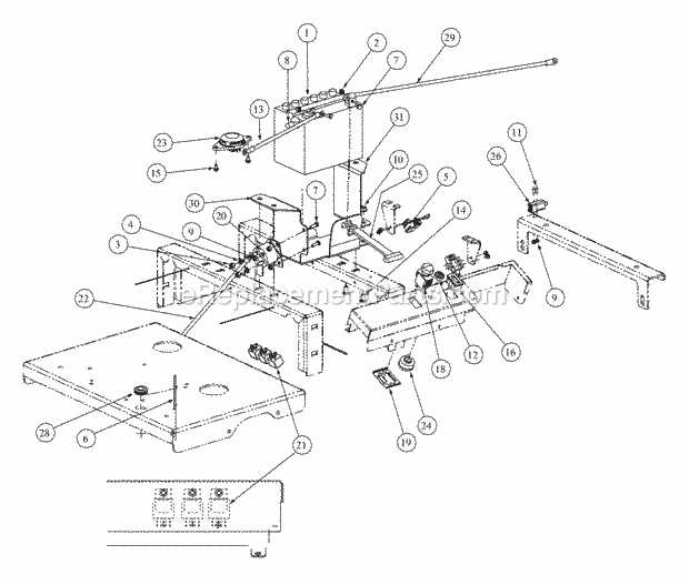 cub cadet zero turn mower parts diagram