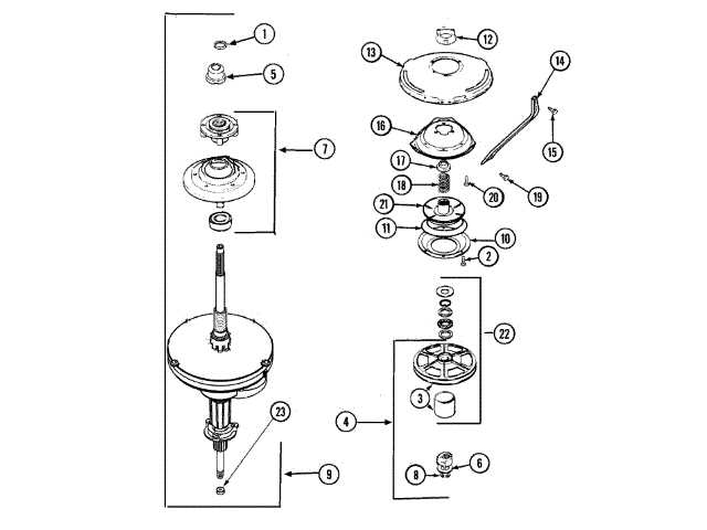 admiral washer parts diagram