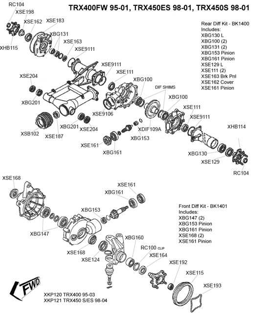 honda 4 wheeler parts diagram