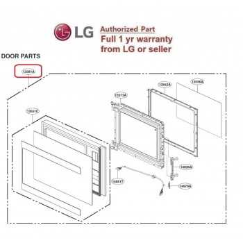 whirlpool oven door parts diagram