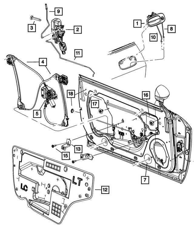 2010 dodge challenger parts diagram