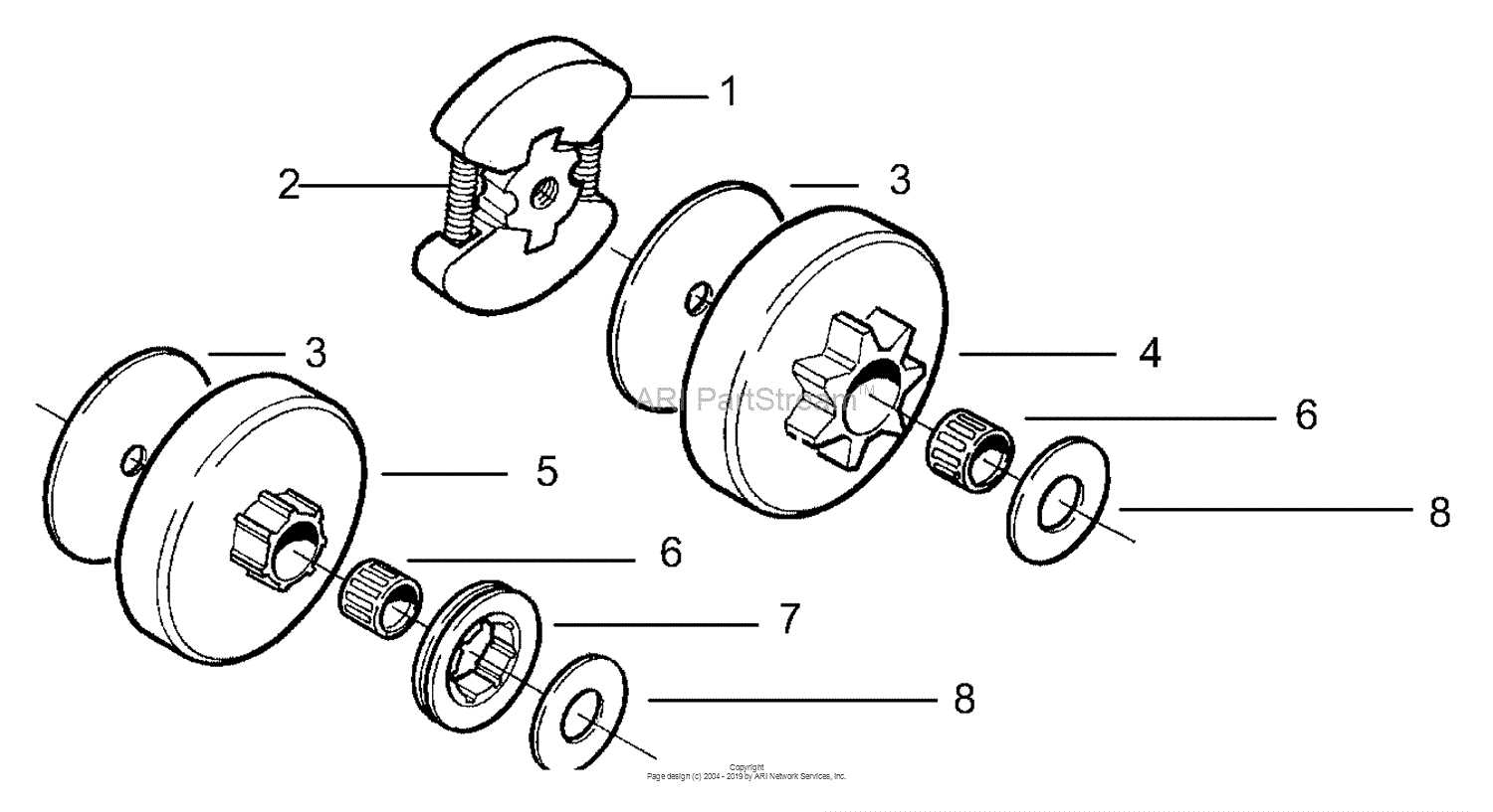 husqvarna 141 chainsaw parts diagram