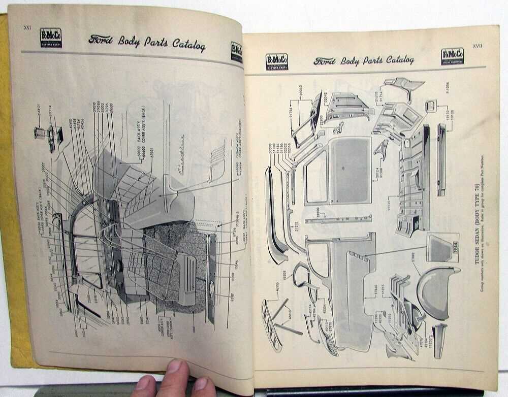 ford body parts diagram