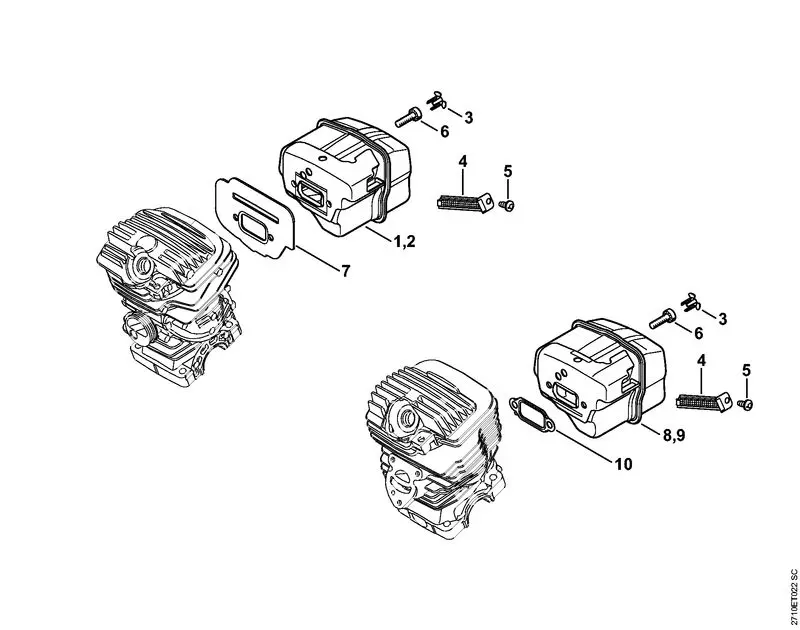 stihl ms361 parts diagram