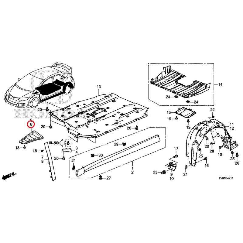 honda civic 2015 parts diagram