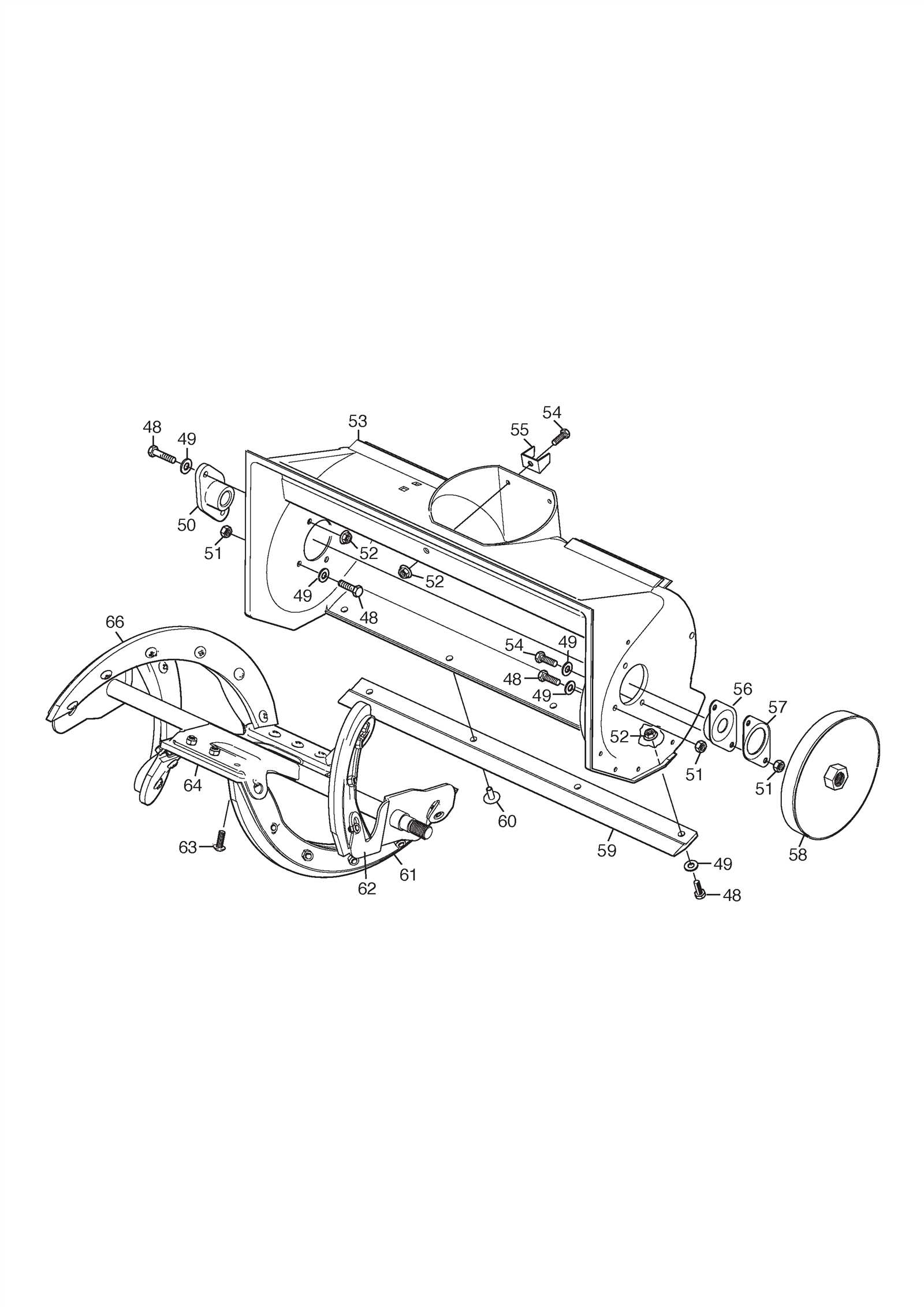 john deere model 49 snowblower parts diagram