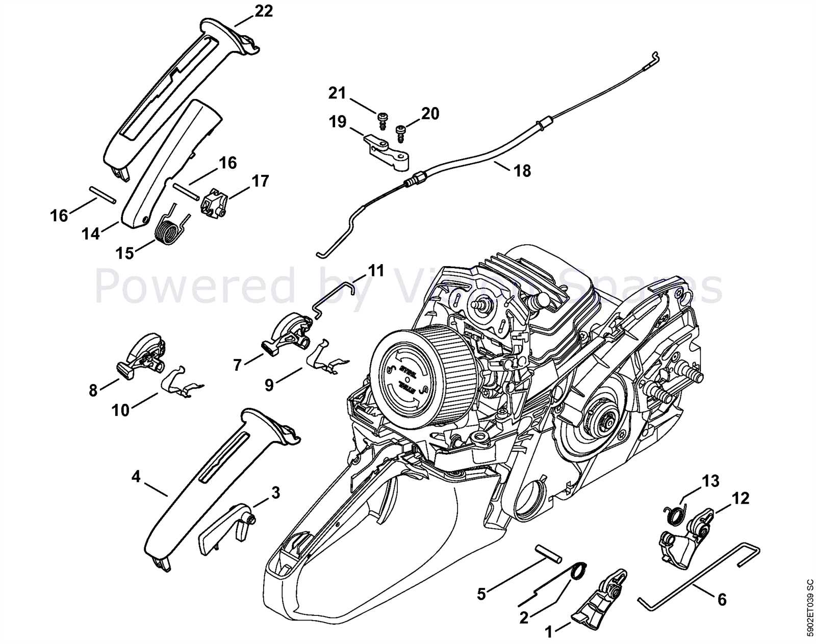 stihl 261 parts diagram