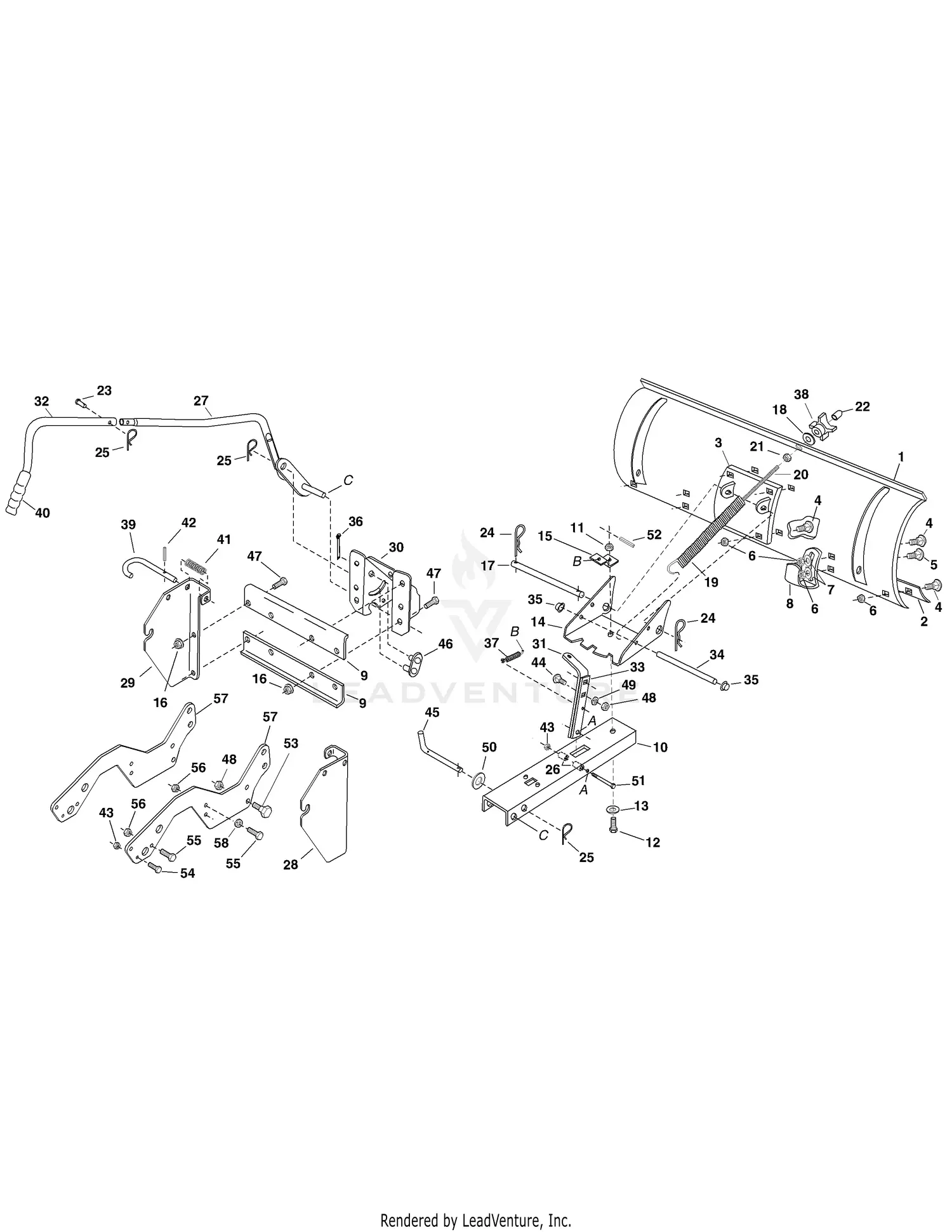 cub cadet ltx 1042 parts diagram