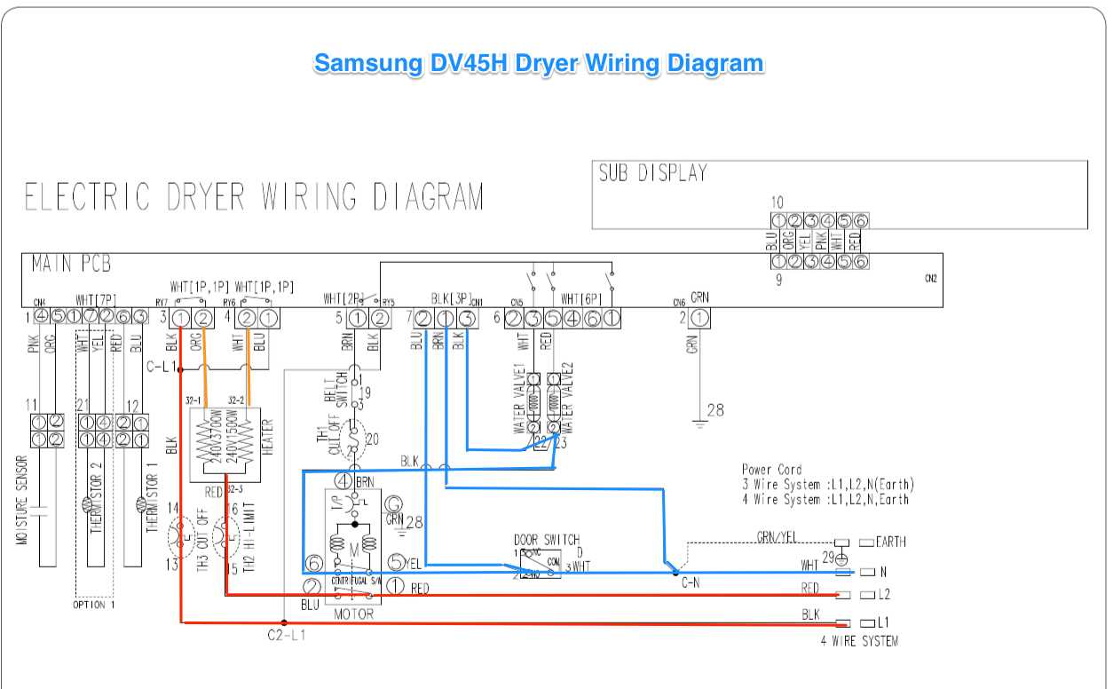 samsung dryer dv42h5000ew a3 parts diagram