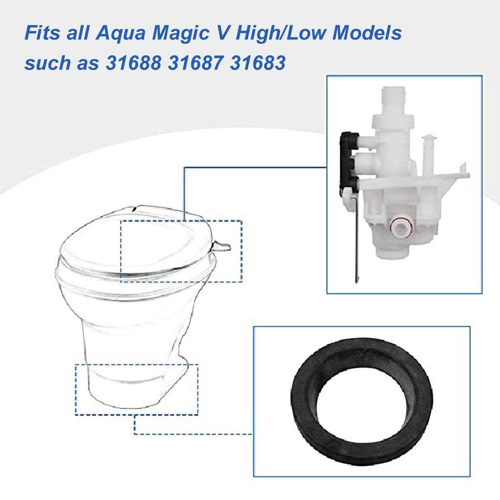 thetford aqua magic rv toilet parts diagram