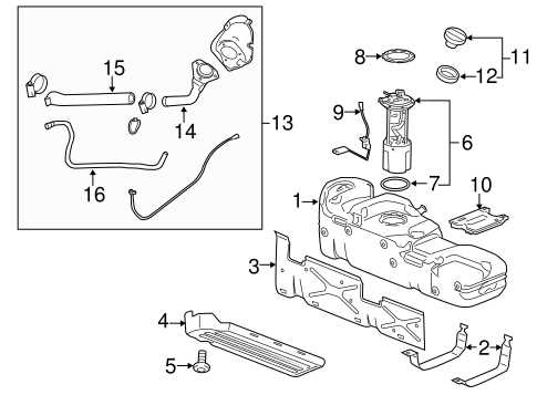 2013 gmc sierra parts diagram