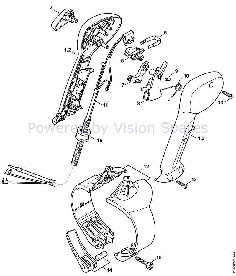 mcculloch leaf blower parts diagram