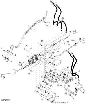 john deere 110 backhoe parts diagram