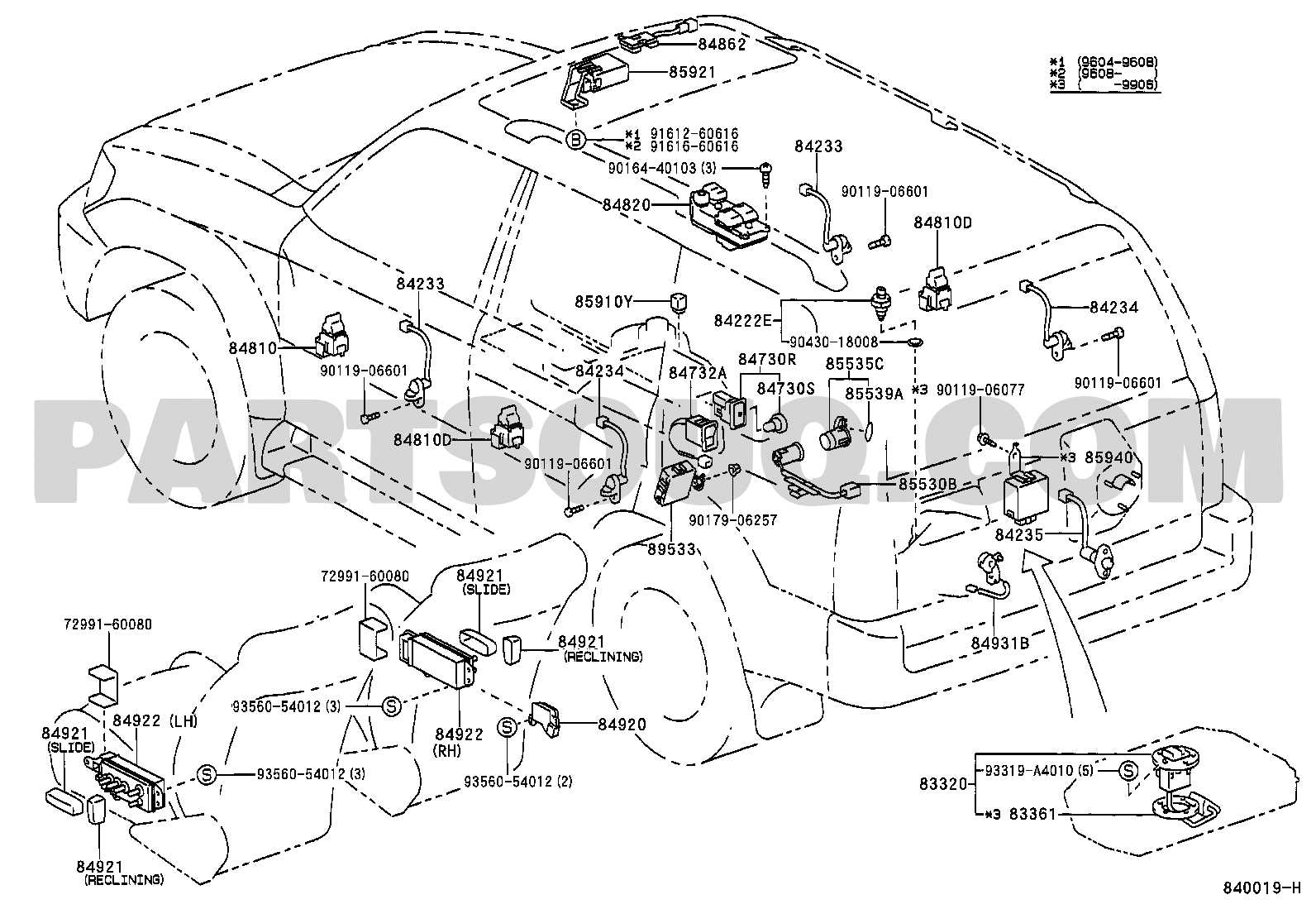 toyota land cruiser parts diagram