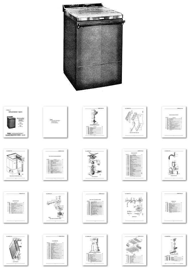 replacement kitchenaid dishwasher parts diagram