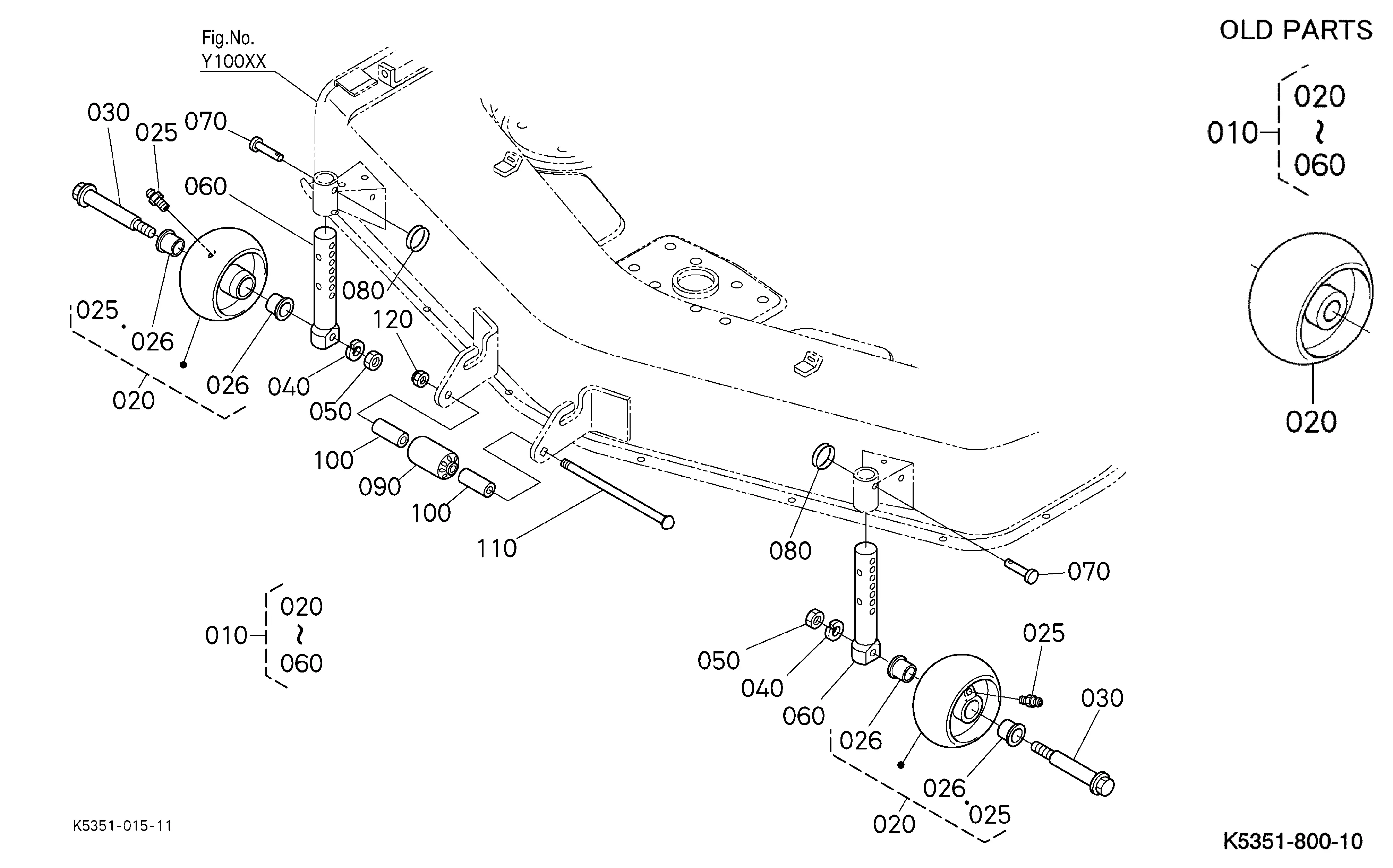 john deere 60 mower deck parts diagram