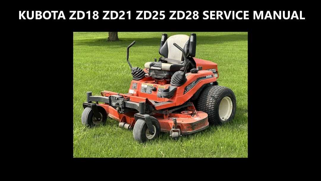 kubota zd21 deck parts diagram