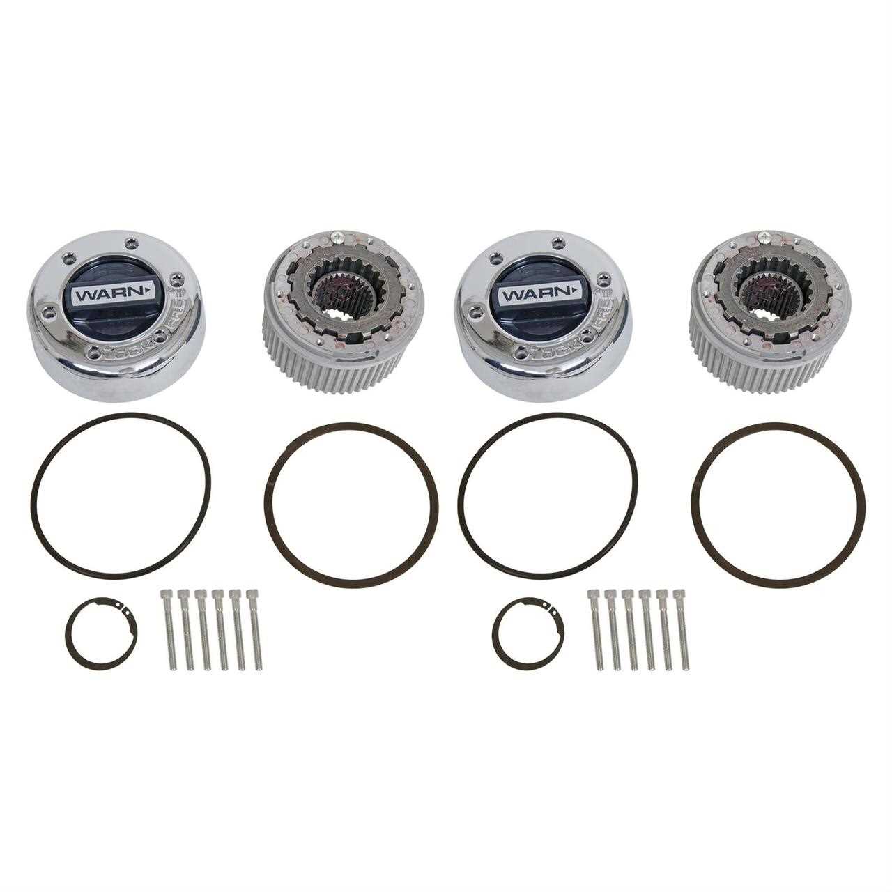 warn locking hubs parts diagram