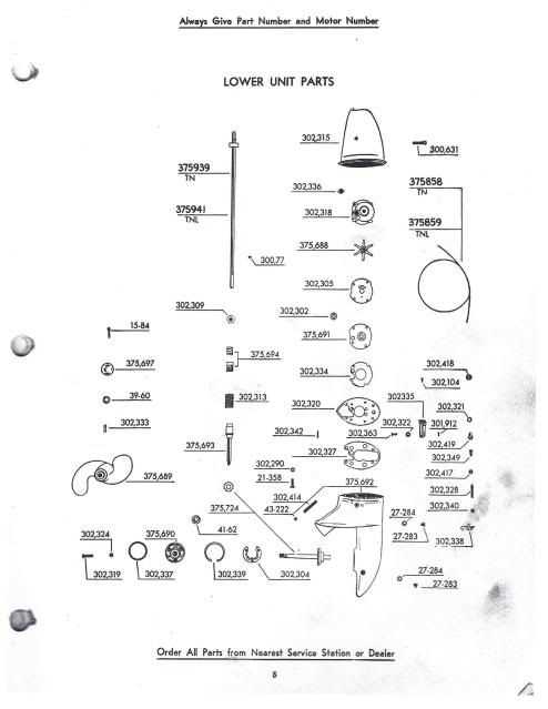 chrysler outboard parts diagram