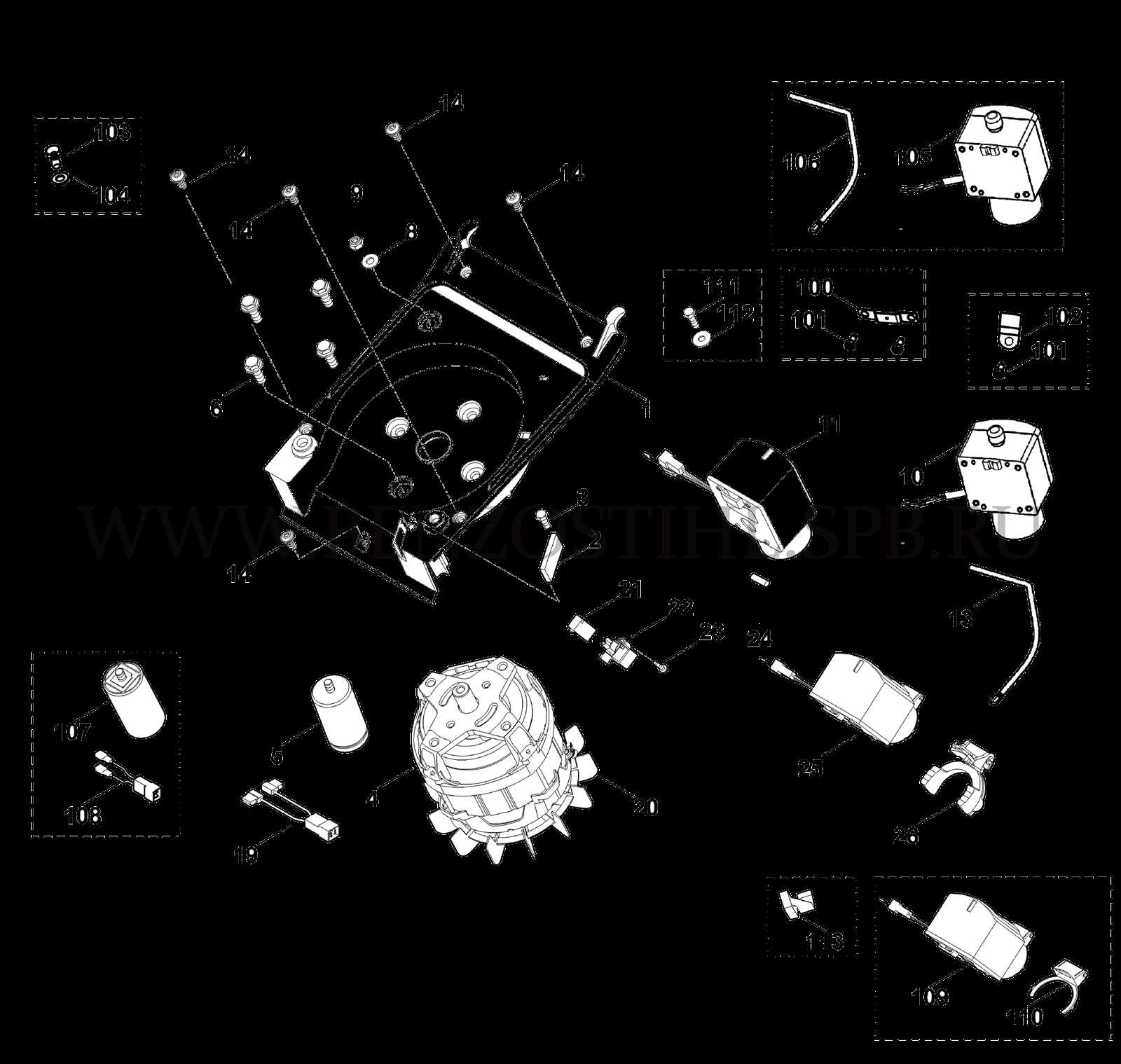 briggs and stratton 500e parts diagram