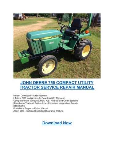 john deere 755 mower deck parts diagram