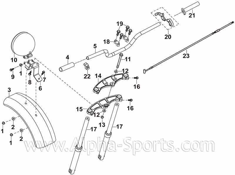 baja mini bike parts diagram