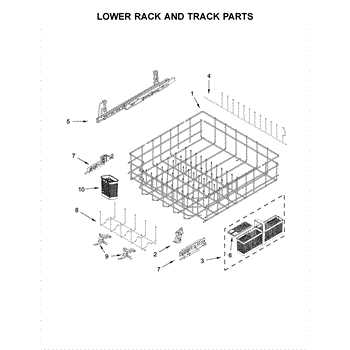 replacement kitchenaid dishwasher parts diagram