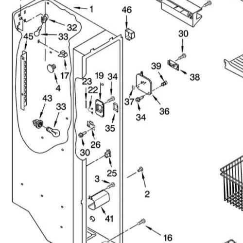 kitchenaid refrigerator parts diagram