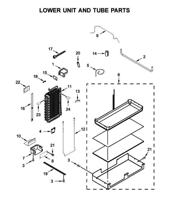 kitchenaid refrigerator parts diagram