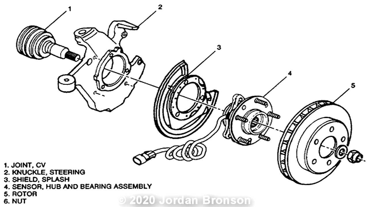 chevy front differential parts diagram