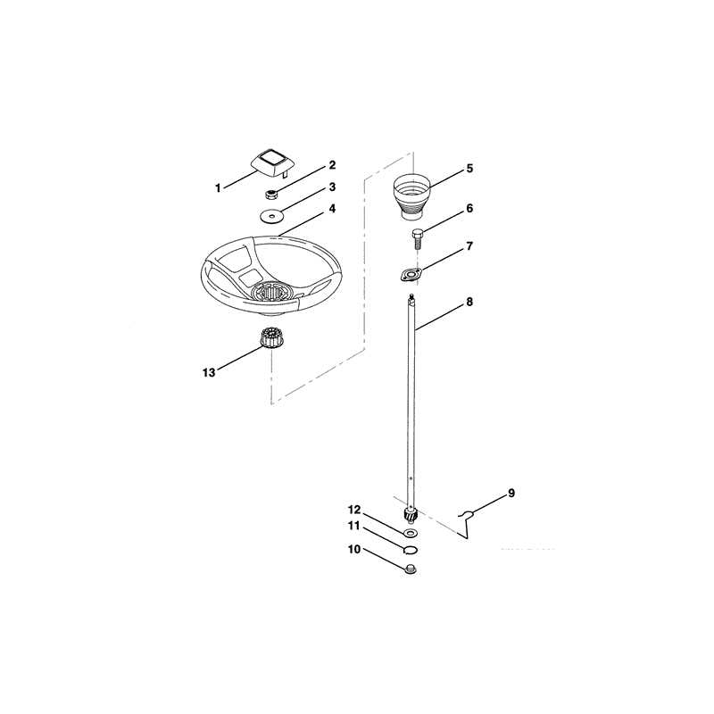 husqvarna steering parts diagram