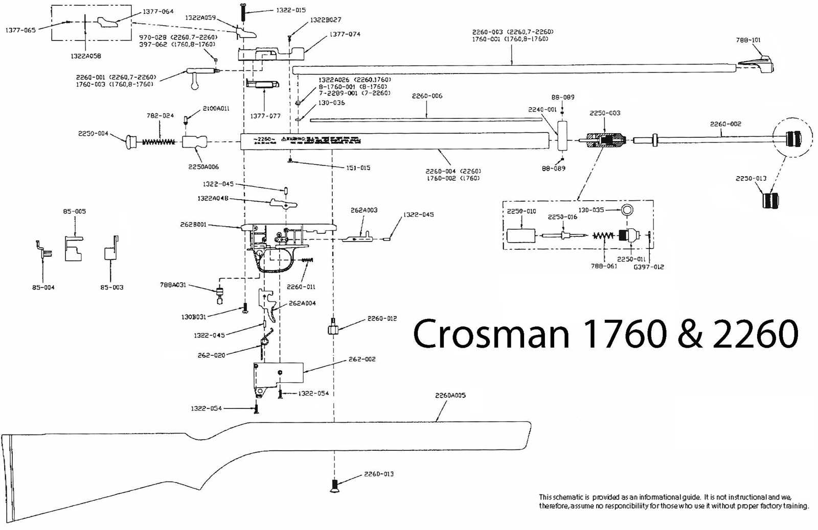 crosman r1 parts diagram