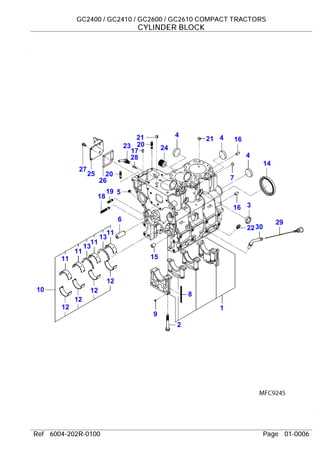 massey ferguson gc2400 parts diagram